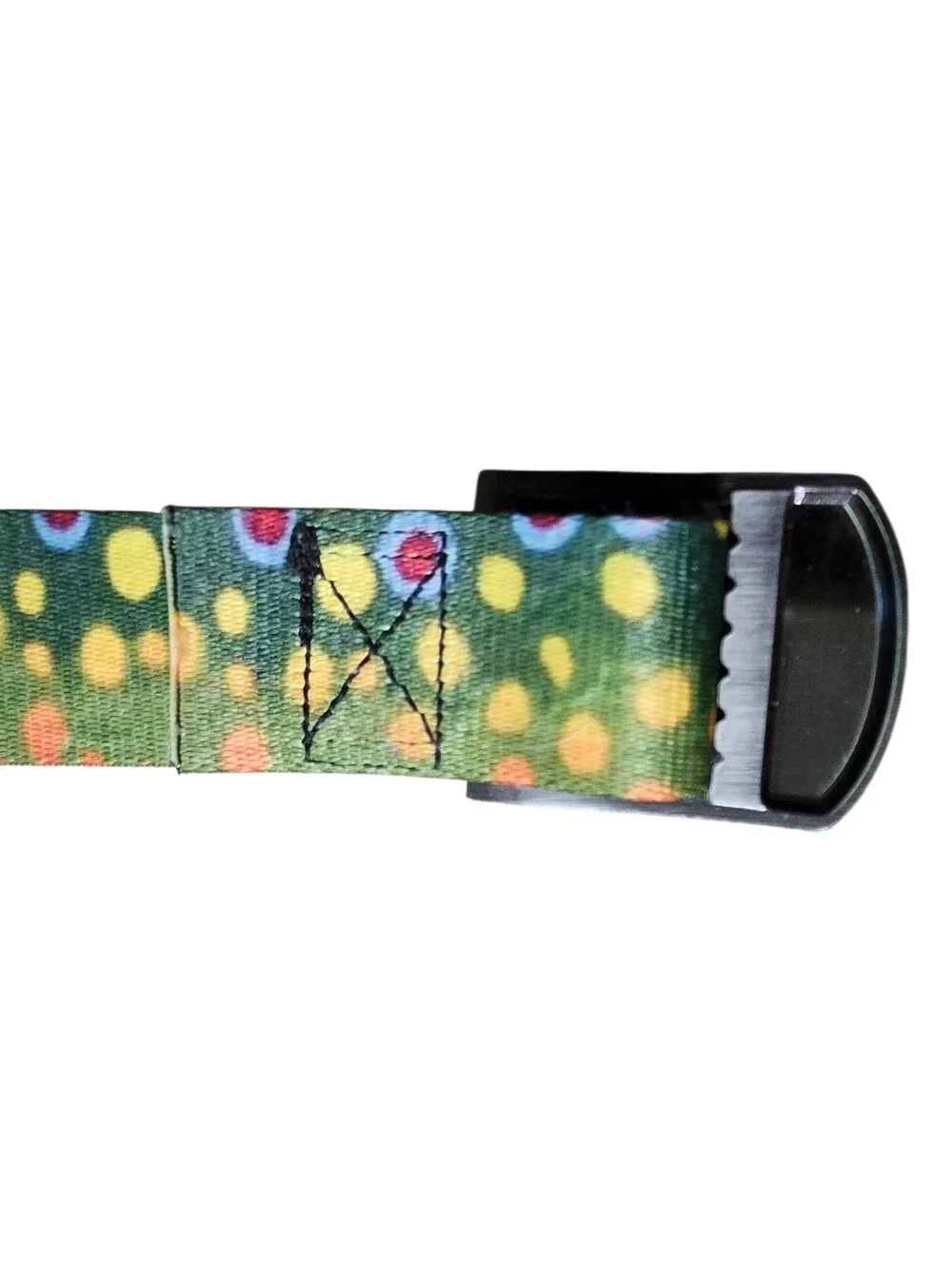 Wingo Outdoor Brook Trout Basecamp Belt with Metal Buckle